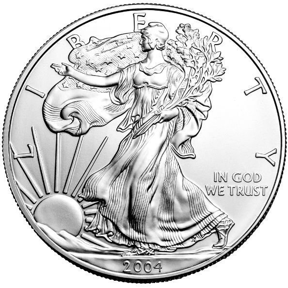 2004 1 oz American Silver Eagle Coin l JM Bullion™