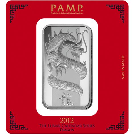 Buy 100 Gram PAMP Suisse Dragon Silver Bars (Brand New) l JM Bullion™