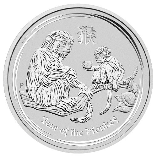Australian LUNAR 銀貨　申年　2016 2016 1 oz Australian Silver Lunar Monkey Coin l JM Bullion™