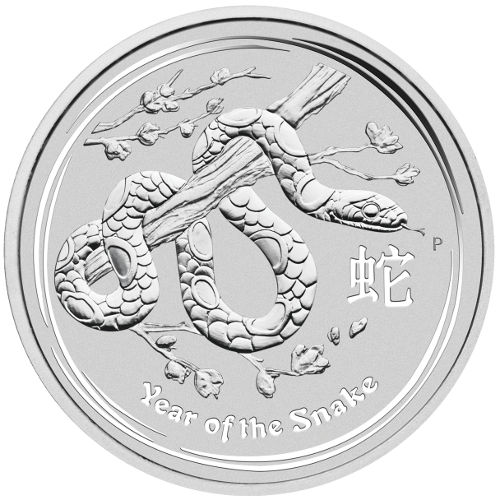 オーストラリア銀貨1オンス　2013　蛇 レア 2013 1 oz Australian Silver Lunar Snake Coin l JM Bullion™