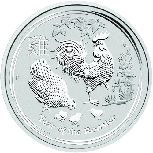 Buy 2017 1 Kilo Australian Silver Rooster Coins l JM Bullion™