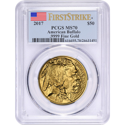 Buy 2017 1 oz American Gold Buffalos PCGS MS70 FS | JM Bullion™