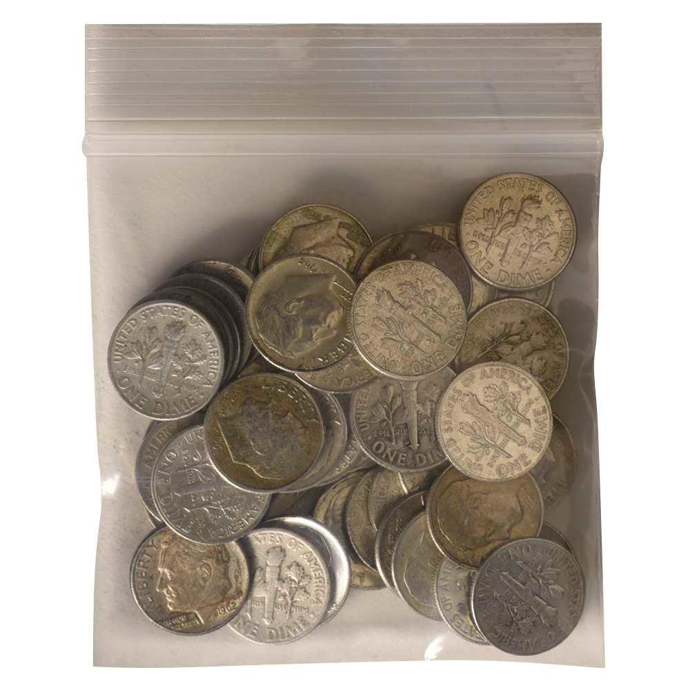90% Silver Roosevelt Dimes ($5 FV, Circulated) l JM Bullion™ | JM