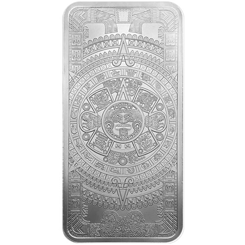 10 oz Aztec Calendar Silver Bars l JM Bullion™