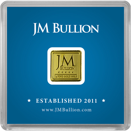 1 Gram JM Bullion Square Gold Bar (New w/ Assay) l JM Bullion™