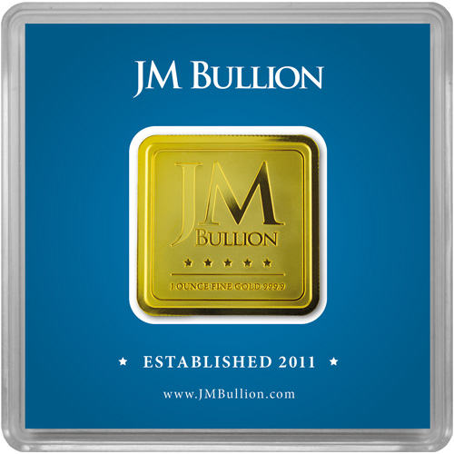 1 oz JM Bullion Square Gold Bar (New w/ Assay) l JM Bullion™