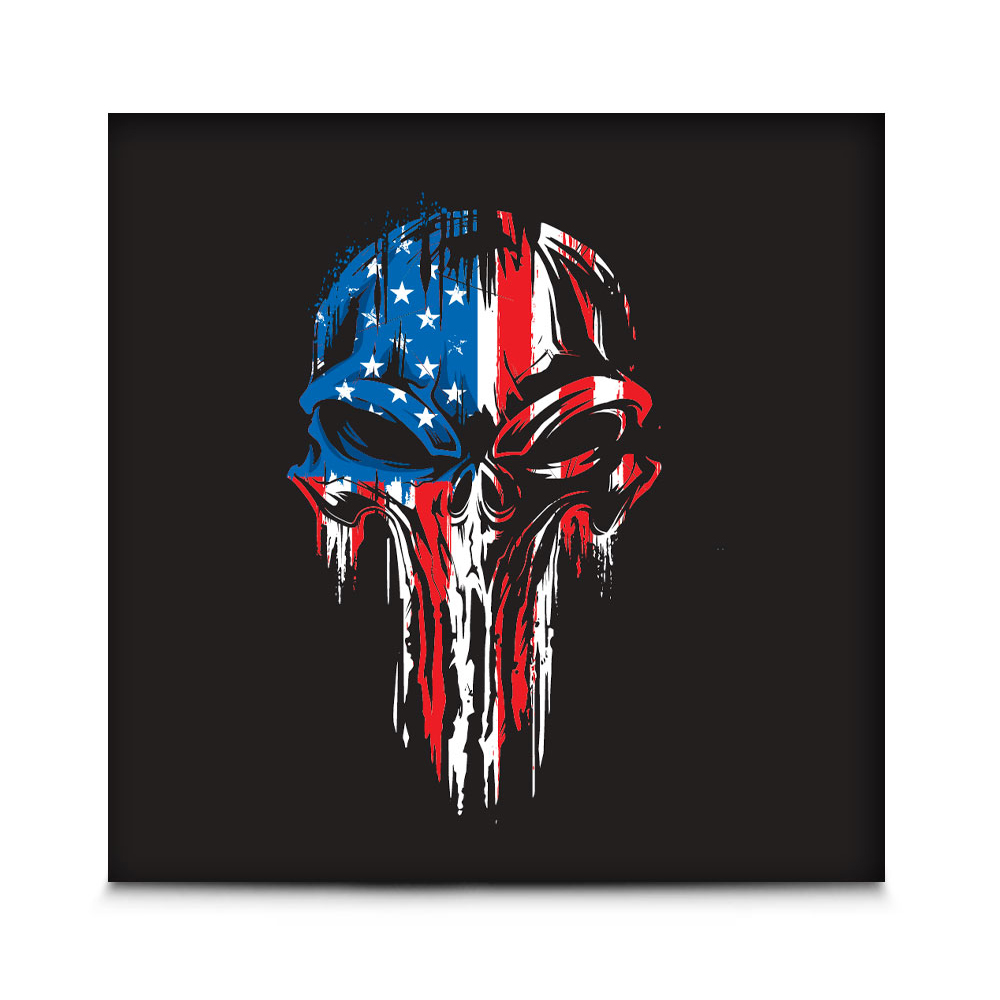 Patriotic Skull